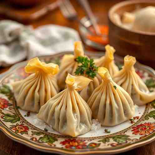 Mantu - Homemade Afghan Dumplings with Perfect Wrappers